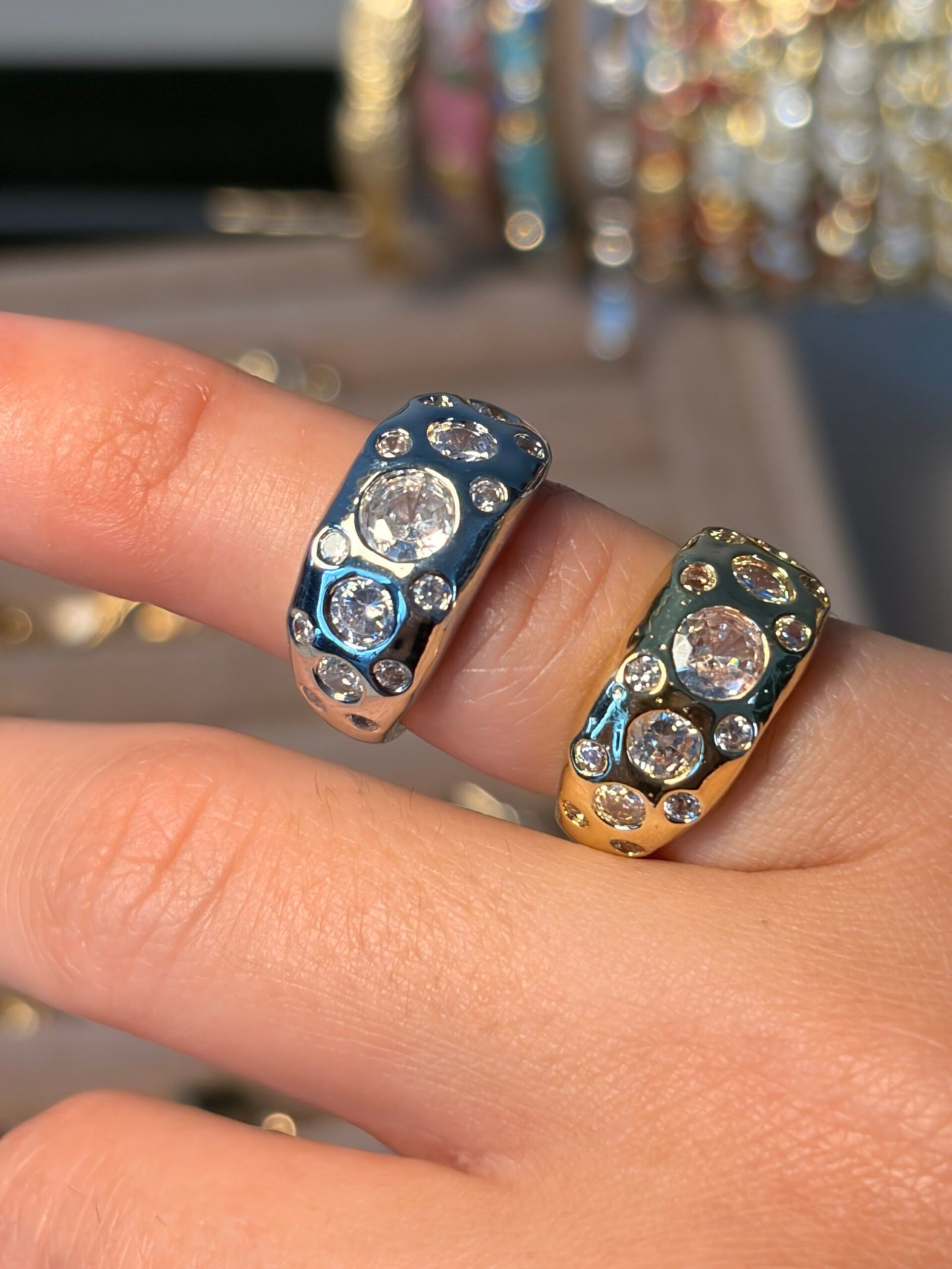 Stardust Pinky Ring Gold